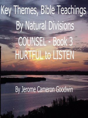 cover image of COUNSEL--HURTFUL to LISTEN--Book 3--KTBND